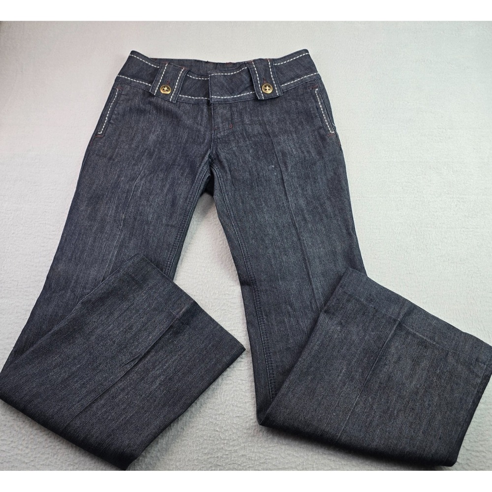 YTE American Standard Women's Wide Leg Trouser Jeans Dark Wash Size 2